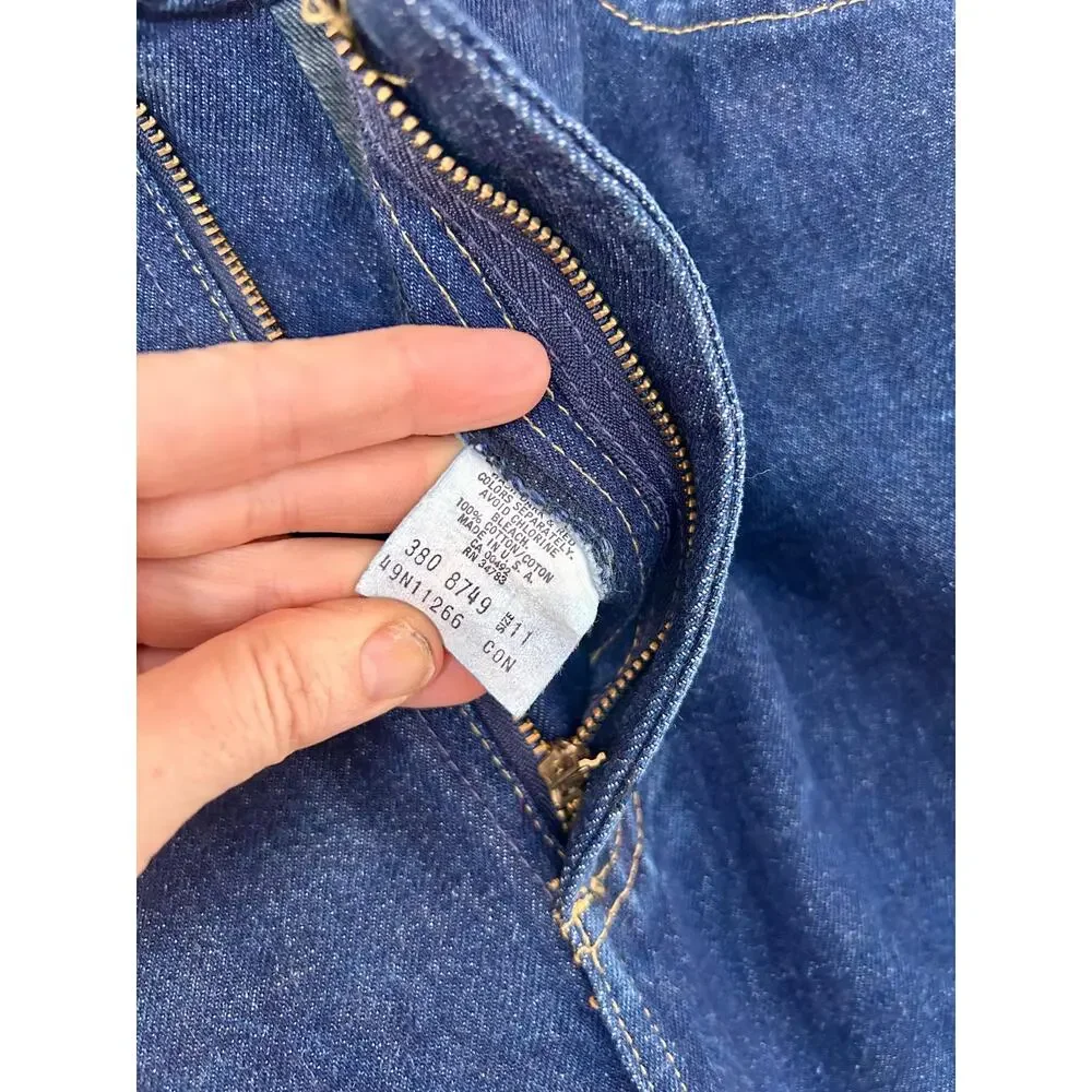 Vintage Indigo Denim Midi Skirt - Picture 7 of 7